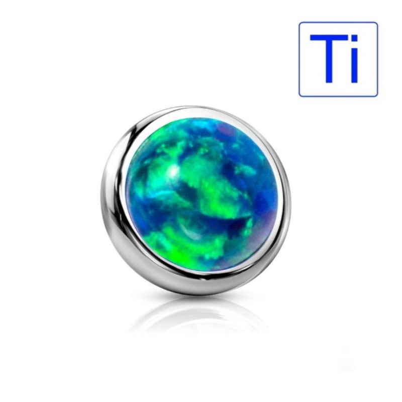 Gioiello dermal Titanio Opale - 5mm