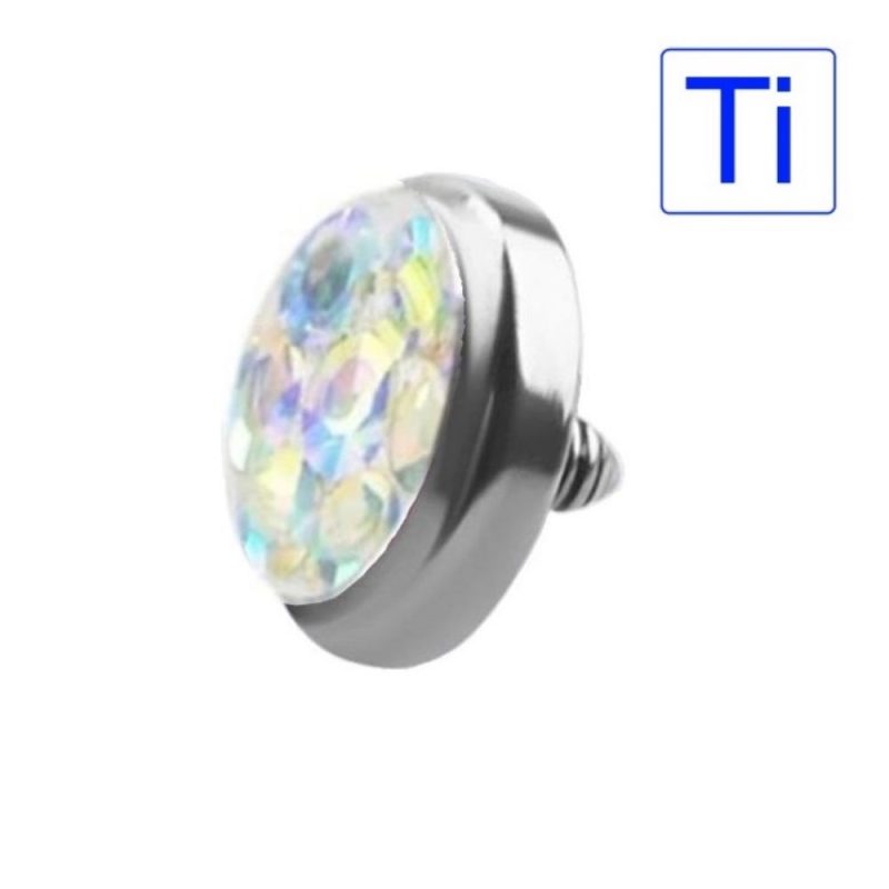 Gioiello dermal Titanio Crystal Epoxy - 5mm