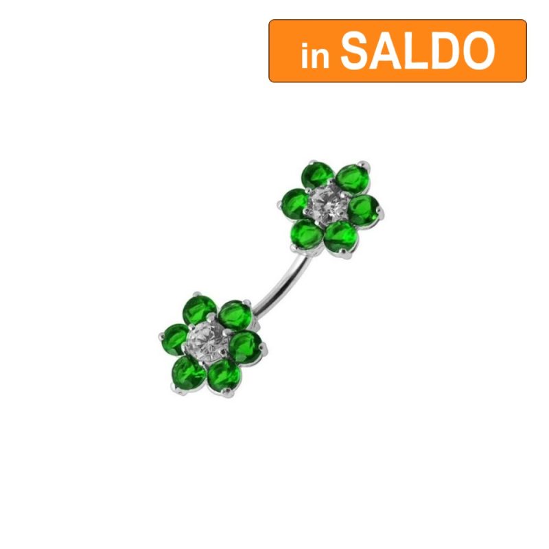 Bananabell Acciaio/Argento 925 & Doppio Fiore 2