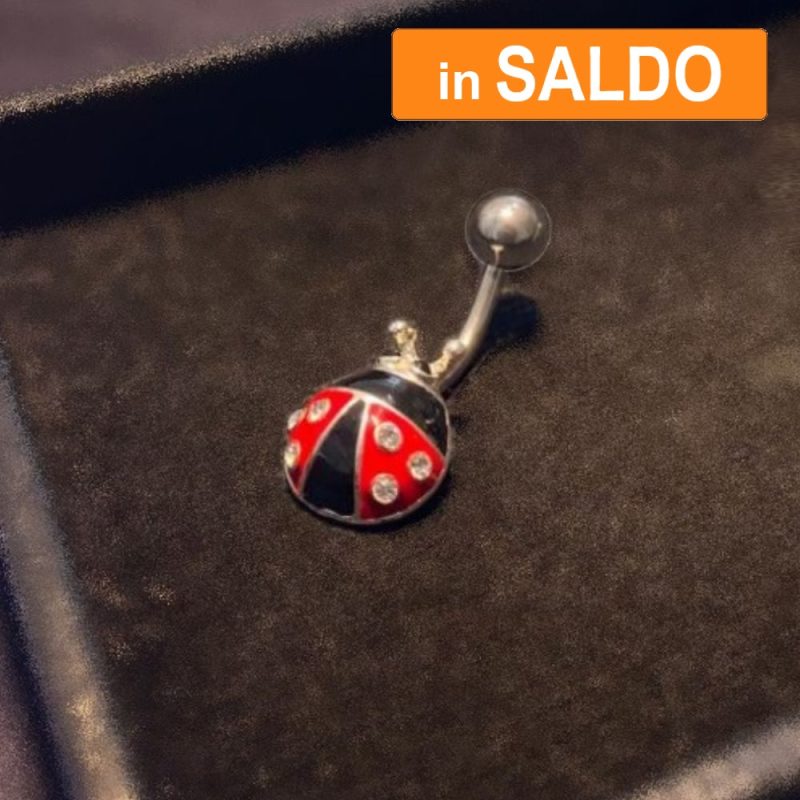 Bananabell Acciaio/Argento 925 & Coccinella