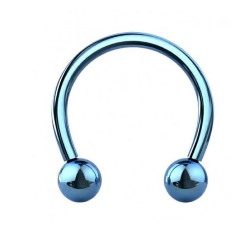 Circular Barbell Dark Blue