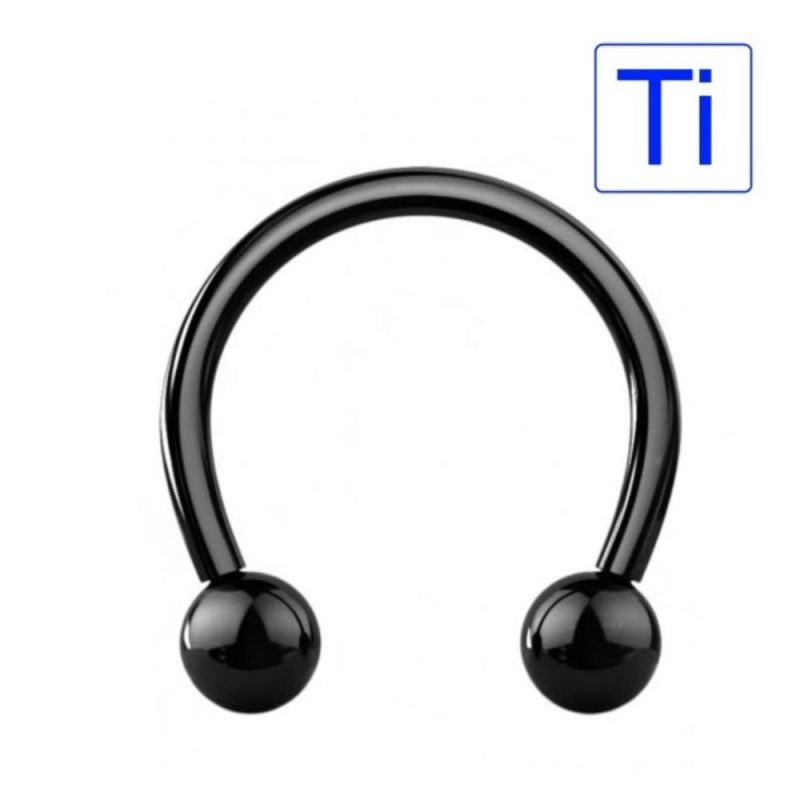 Circular Barbell Titanio BLACK