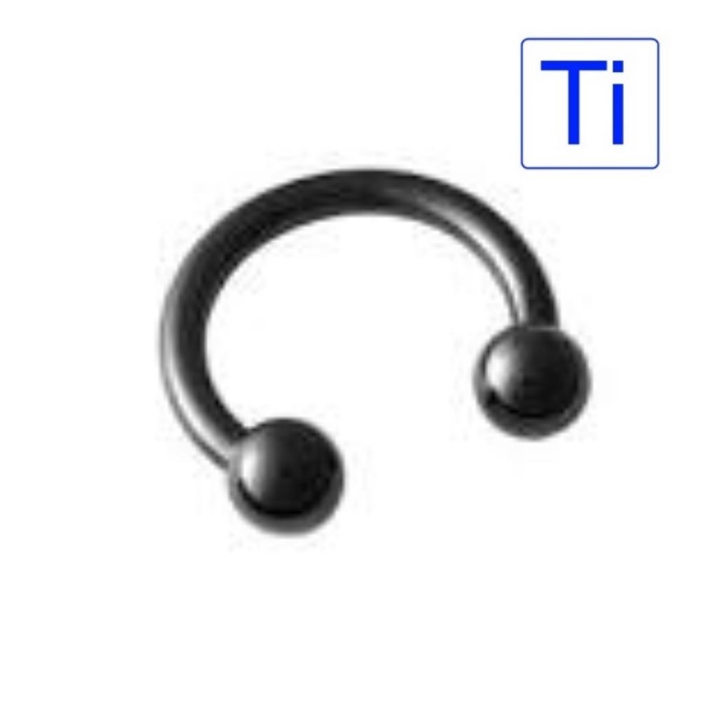 Circular Barbell Titanio BLACK - immagine 3