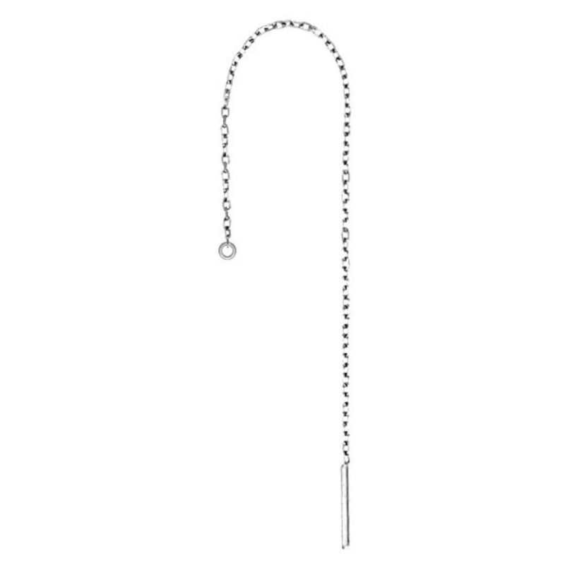 Catenella in Acciaio con finale diritto