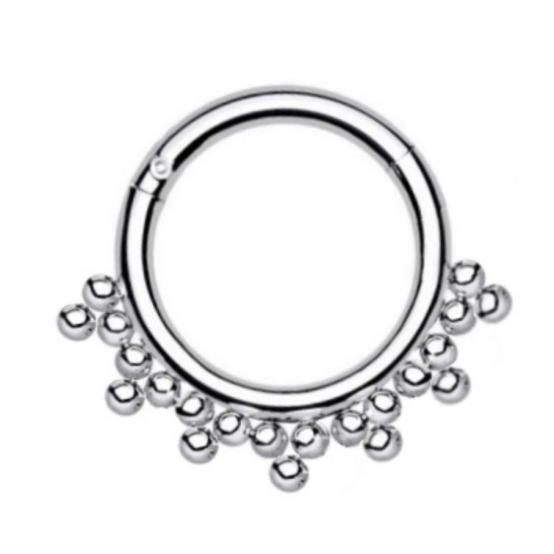 Anella chiusura a Click con triangoli di sferette