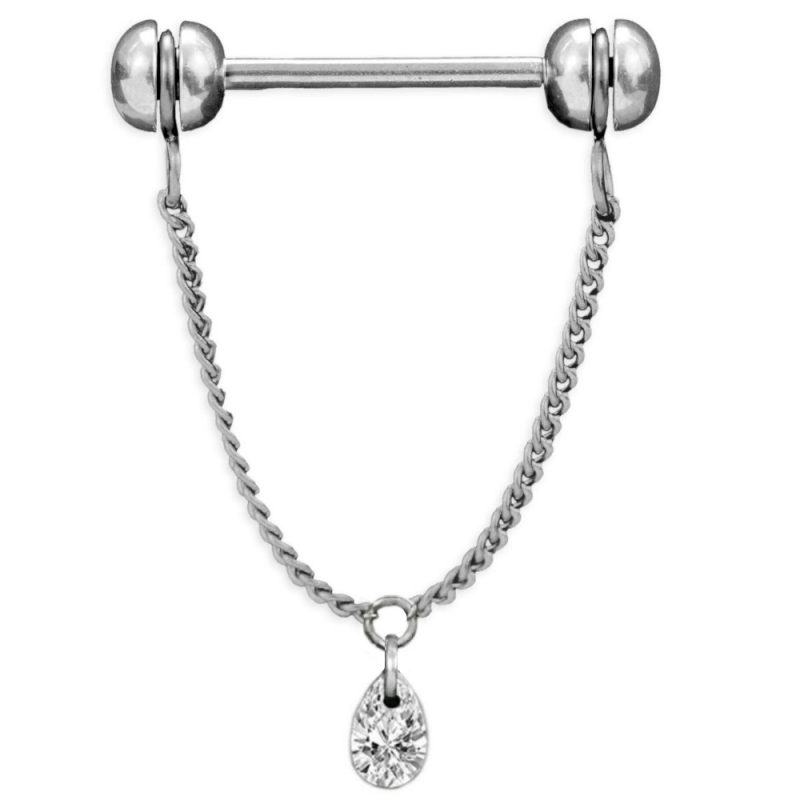 Gioiello Nipple catenella semplice con Pendente