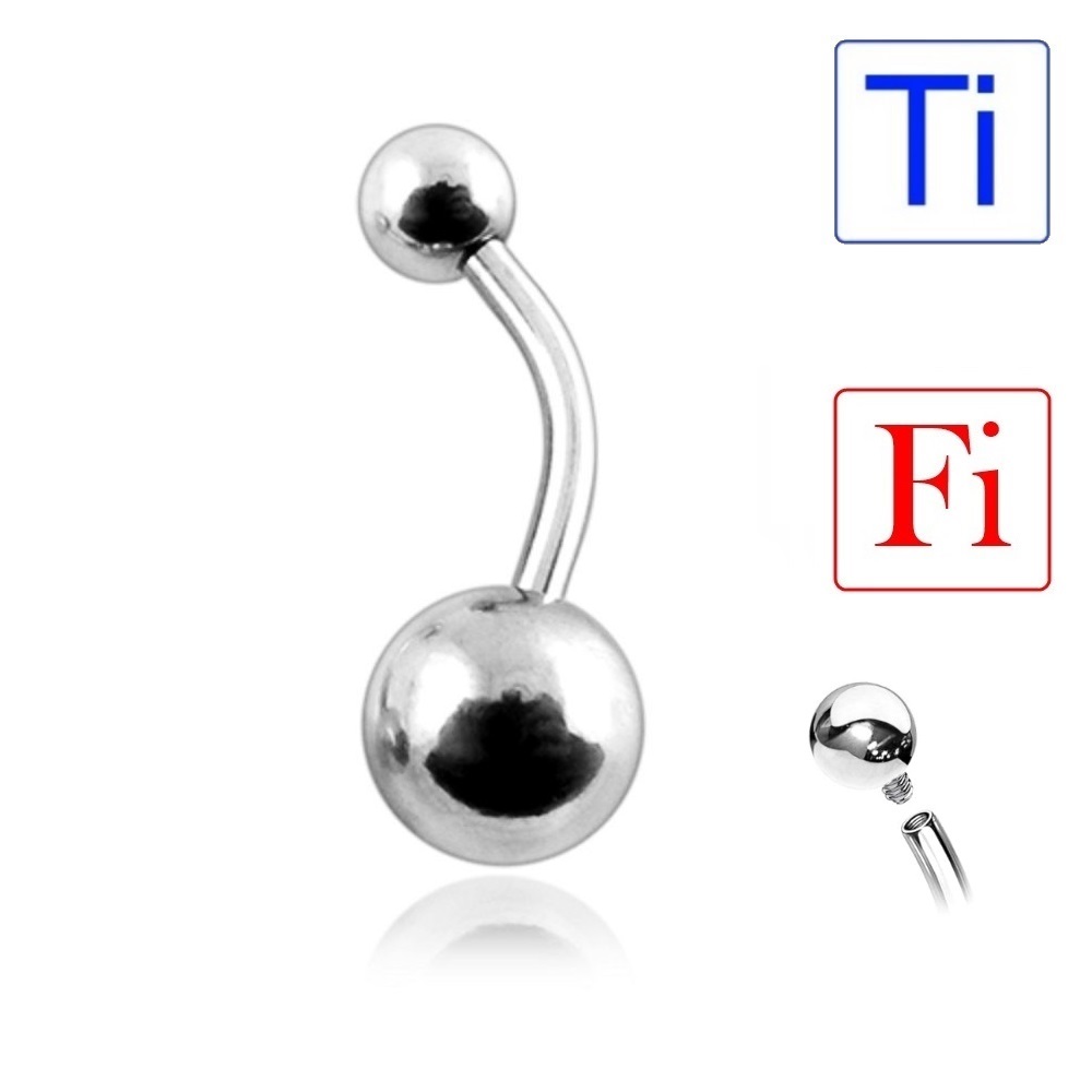 Bananabell Titanio sfere 5/8mm FILETTATURA INTERNA