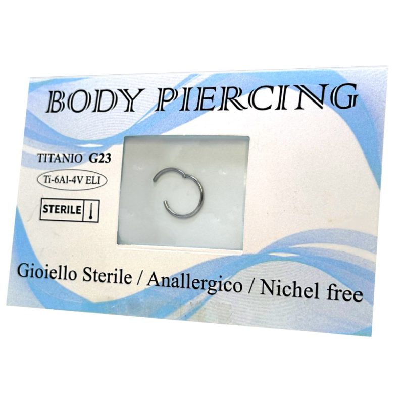 Gioiello STERILE -- ANELLA click -- TITANIO