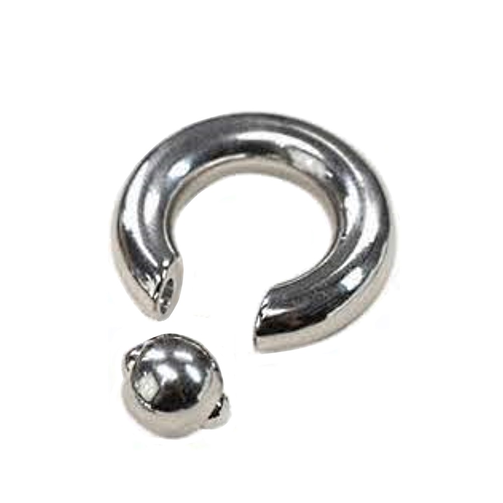 PRINCE ALBERT Anella Chiusa con pallina - BCR ring - immagine 2