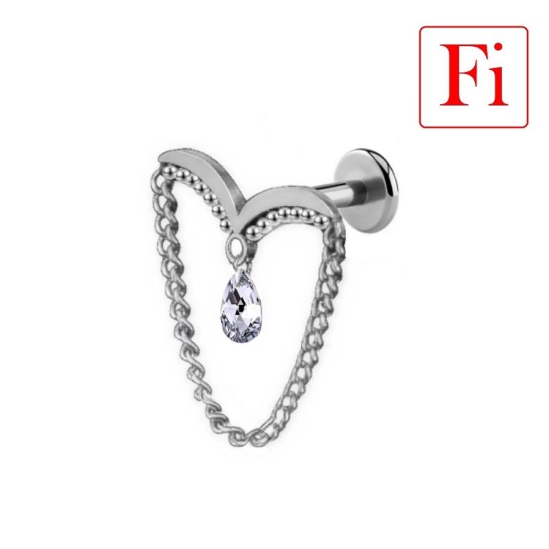 Gioiello Helix ad ali con Catenella e pendente