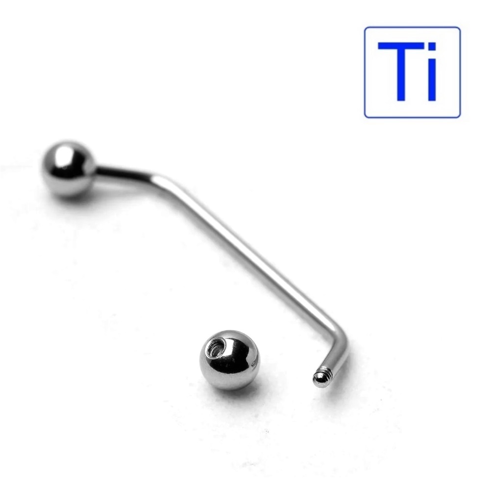 Barbell SURFACE in Titanio 1.6 mm -- a 45° - immagine 2