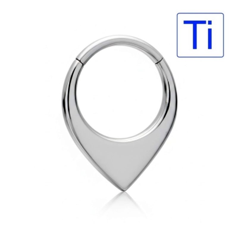 Septum Titanio clicker V-shape a punta